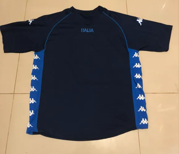 Camisa Seleção Itália treino Kappa ano 2000/2001 original da época