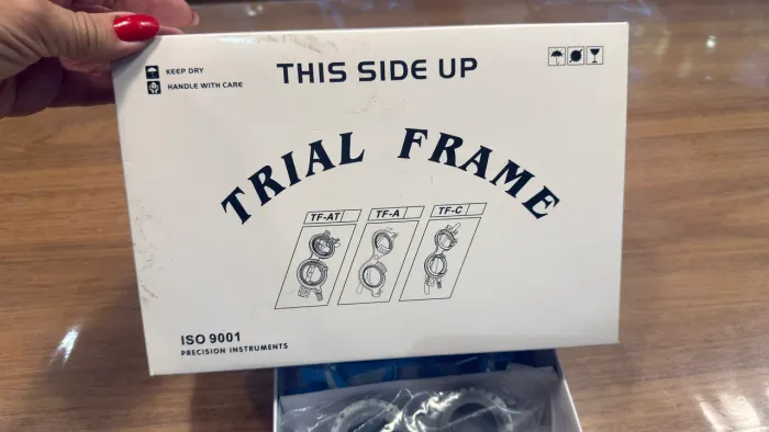 Kit de Armações de Prova Trial Frame - 5 Peças - Novas