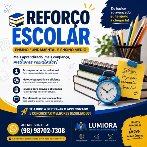 Reforço escolar wander