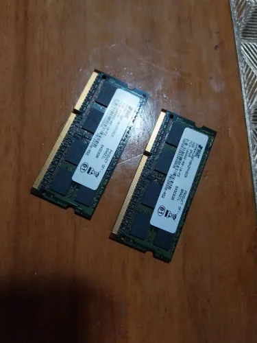 Memórias RAM 2x4GB para notebook.