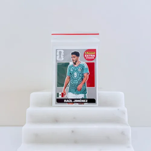 Figurinha Extra Sticker Prata Raúl Jiménez Copa do Mundo 2026