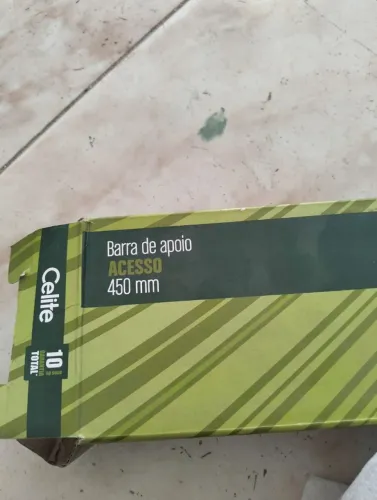 Barra de Apoio Celite Acesso 45cm para Banheiro / Acessibilidade (Na Caixa)