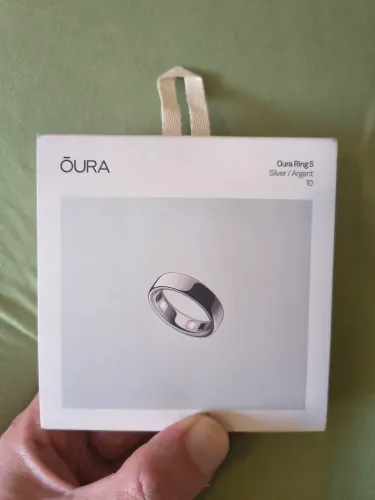 Oura Ring 5 Prata - Número 10