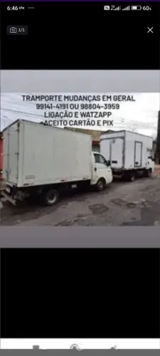 Frete mudança super barato caminhão baú fechado 