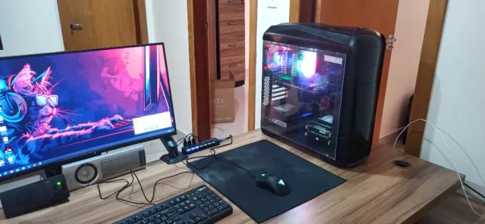  Xeon 2696 v3 + 16GB Ram DDR4 + RX 580 + Brinde PC Gamer