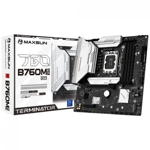 Kit intel i5 12600kf 12°ger e placa mãe maxsun b760 terminator ddr4 Wifi
