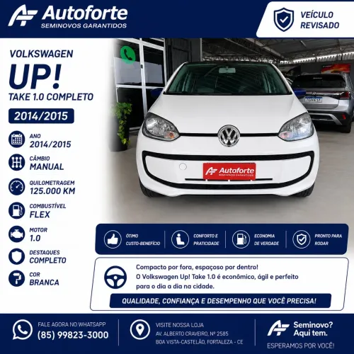 Volkswagen Up! Take 1.0 Total Flex 12V 5P 2015