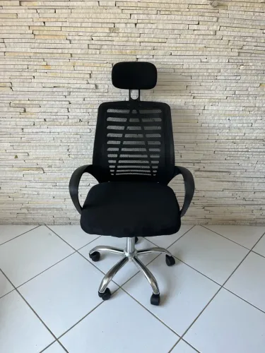 Cadeira de Escritório com Encosto de Cabeça