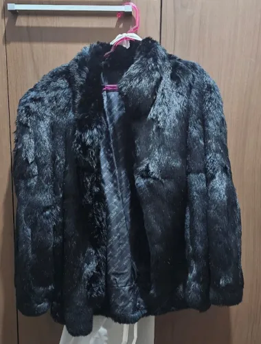Casaco de Pele de Coelho, original, Polo Norte