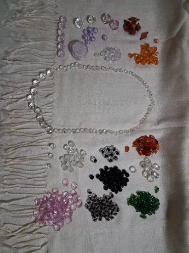 KIT Cristal pecinhas micangas P/artesanato
