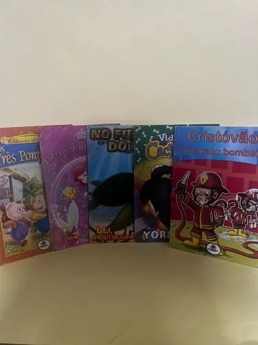 Lote com 5 livros 