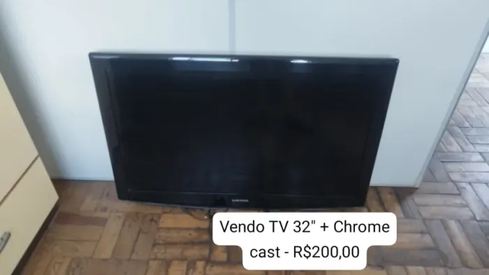 TV Samsung 32" + Chrome cast