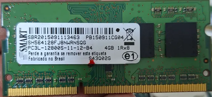 Memória RAM DDR3 4GB | Notebook (SODIMM)