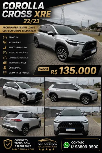 Toyota Corolla Cross XRE 2.0 16V Flex AUT 2023