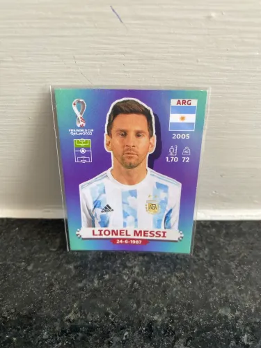 Figurinha Messi Copa 2022