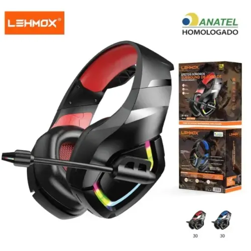 Headphone profissional para games LEHMOX LEF-1031A