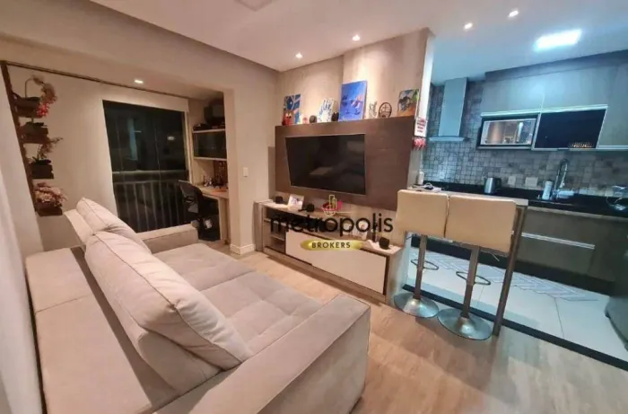 Apartamento com 2 dormitórios à venda, 66 m² por R$ 625.000,00 - Vila América - Santo Andr