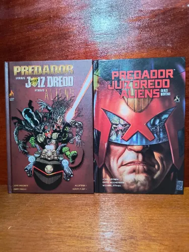 LOTE PREDADOR VERSUS JUIZ DREDD VERSUS ALIENS