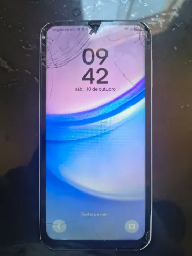 a15 128 gb tudo funcionando só com a tela trincada