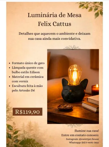 Luminaria gato