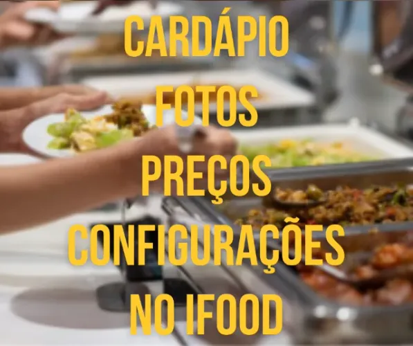Cardápio no Ifood e configurações