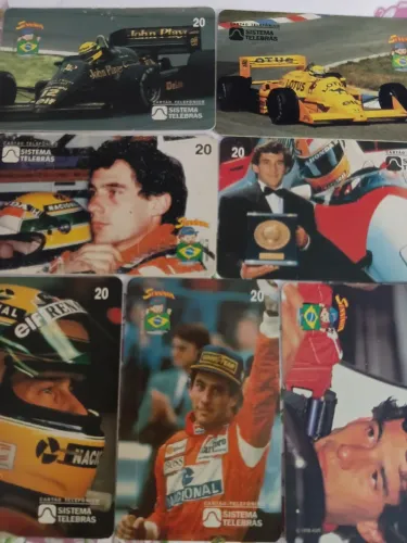 Cartões telefônicos Ayrton Senna (Raros)