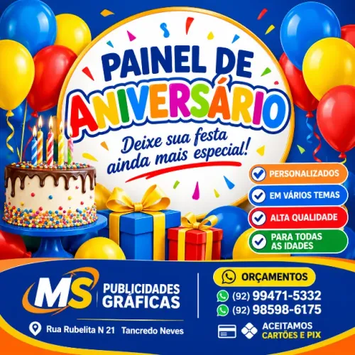 PAINEL DE ANIVERSÁRIO