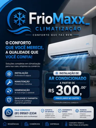 Instalação De Ar Condicionado A Partir De 300,00 Reais