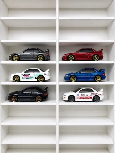 Hot Wheels Subaru Impreza STi Version (lote 6 miniaturas)