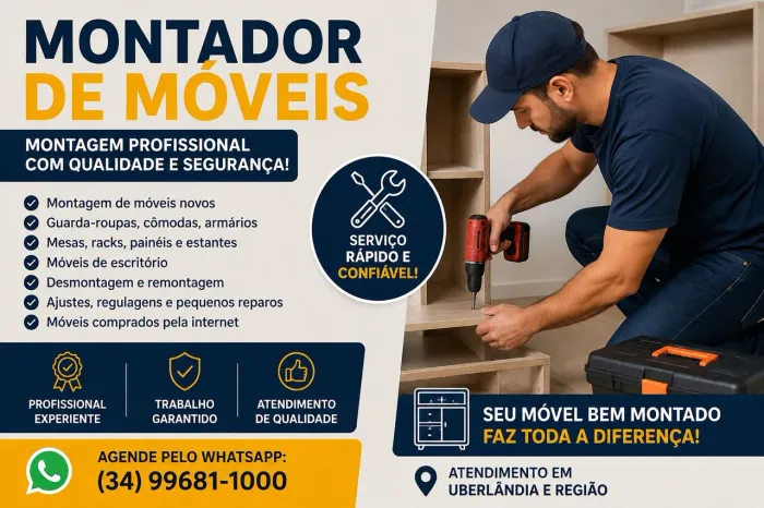 Montador de Móveis Uberlândia