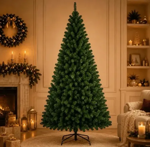 Árvore De Natal 2 Metros 600 Galhos Grande Tradicional Luxo Cor Verde