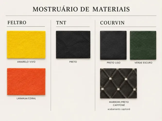 Lote de materiais para artesanato