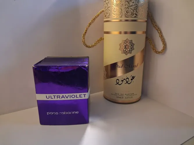 (PROMOÇÃO) Parfum Ultra Violet Paco Rabanne E Oud mood Perfume arabe da Lataffe