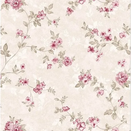 Papel de Parede Adesivo Floral Delicado 