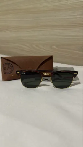 Óculos de Sol Original Rayban Clubmaster Tartaruga