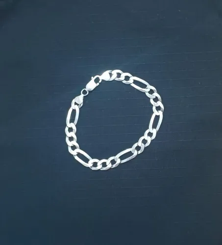 Pulseira 3x1, prata 925.