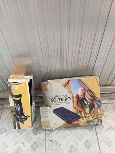 Colchão inflável solteiro 