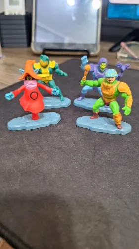 Miniaturas He-Man - Mestres do Universo Kit com 4 Personagens