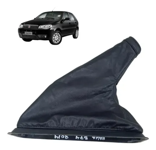 Coifa Proteção Suporte Alavanca Freio Mão Fiat Palio 2014 Preto
