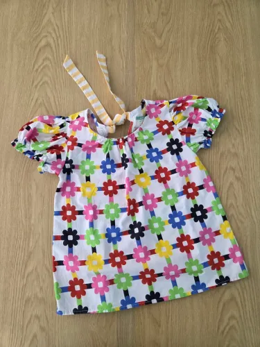 vestido fabula floral colorido 18 meses