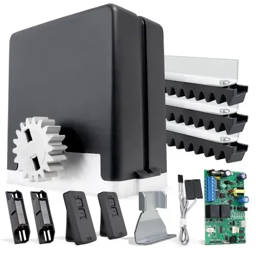 motor de portao ppa dz rcgh 10s 400kg + acessorios 02 controle