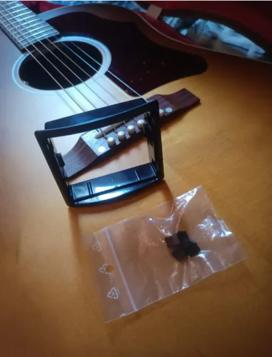 Moldura original do Preamp Violão Takamine (novo)