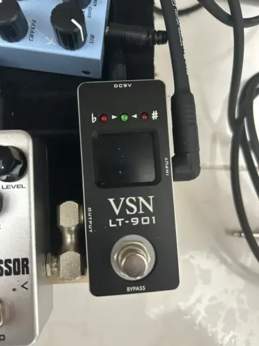 Pedal de guitarra afinador tuner
