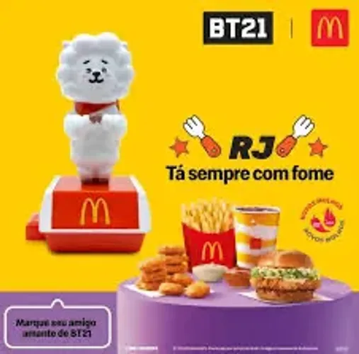 Boneco BTS Mc Donalds