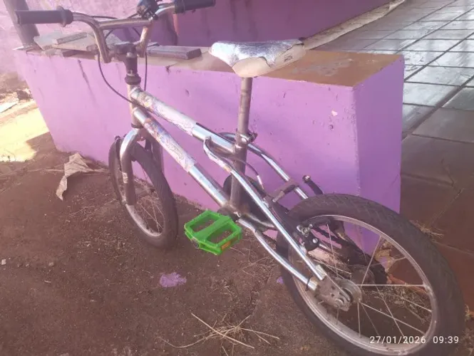 Bike Infantil Aro 16 Cromada - Revisada e Pronta para Uso