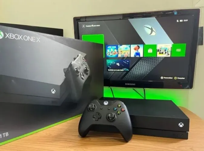 XBOX ONE X 4k Na Caixa