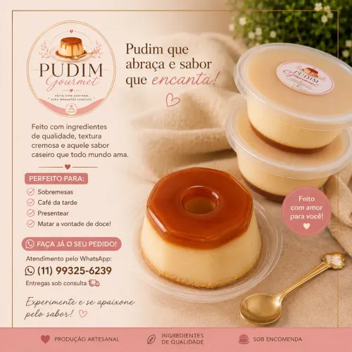 Mini Pudim Gourmet 120ml