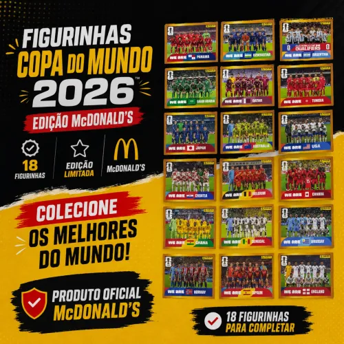 Figurinha Copa 2026 - McDonalds