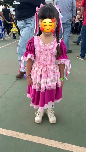 Vestido junino infantil 