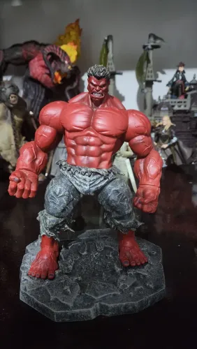 COLEÇÃO HULK VERMELHO MARVEL SELECT